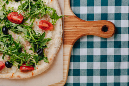 Flammkuchen mit Rucola